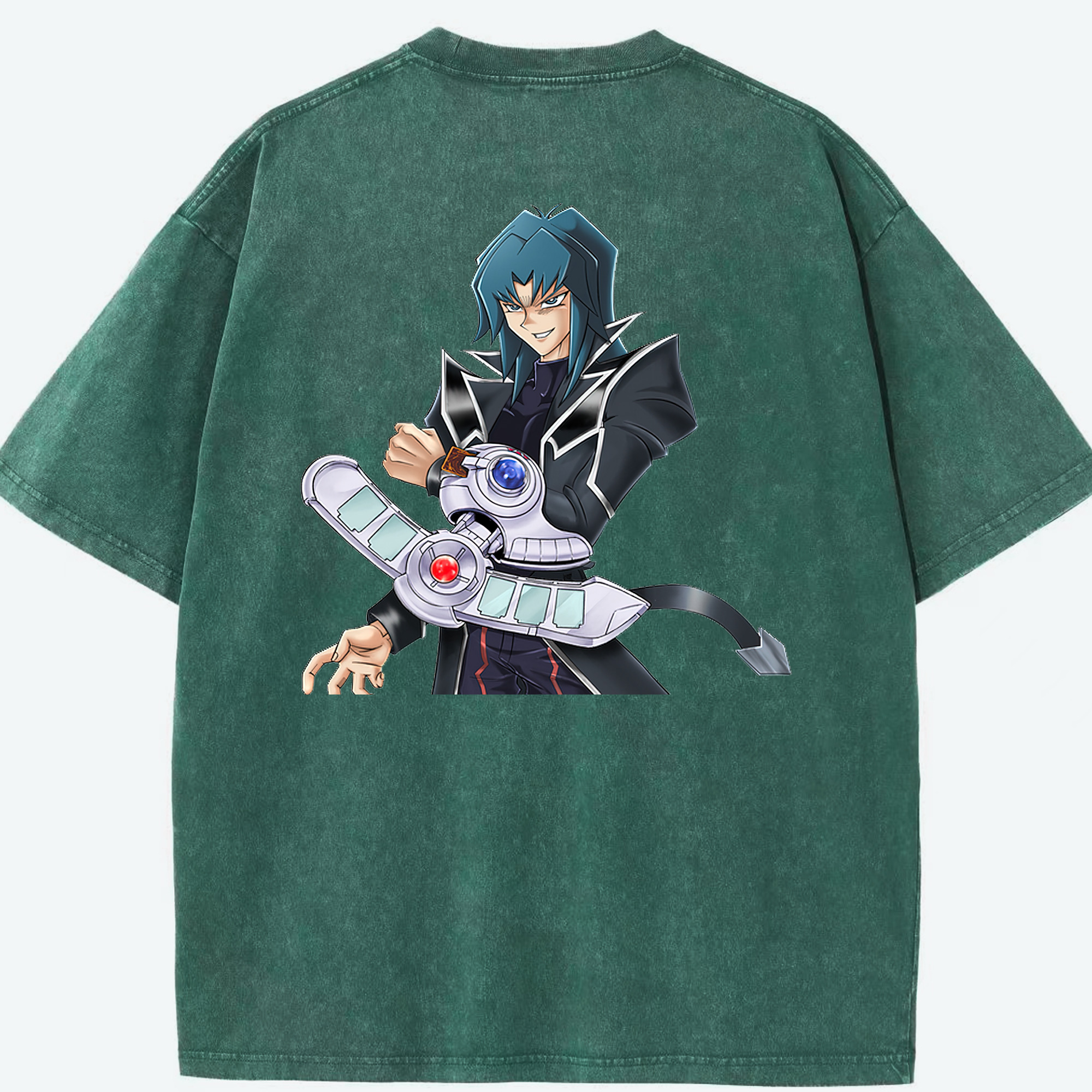 （画像用） 遊☆戯☆王 Yu-Gi-Oh! 綿100% ヴィンテージ風 半袖Tシャツ（背面プリント）